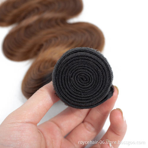 China Human Hair Manufacturer Customized 4 27 30 Human Hair Weave ,Colored Hair, Different Pattern Hair